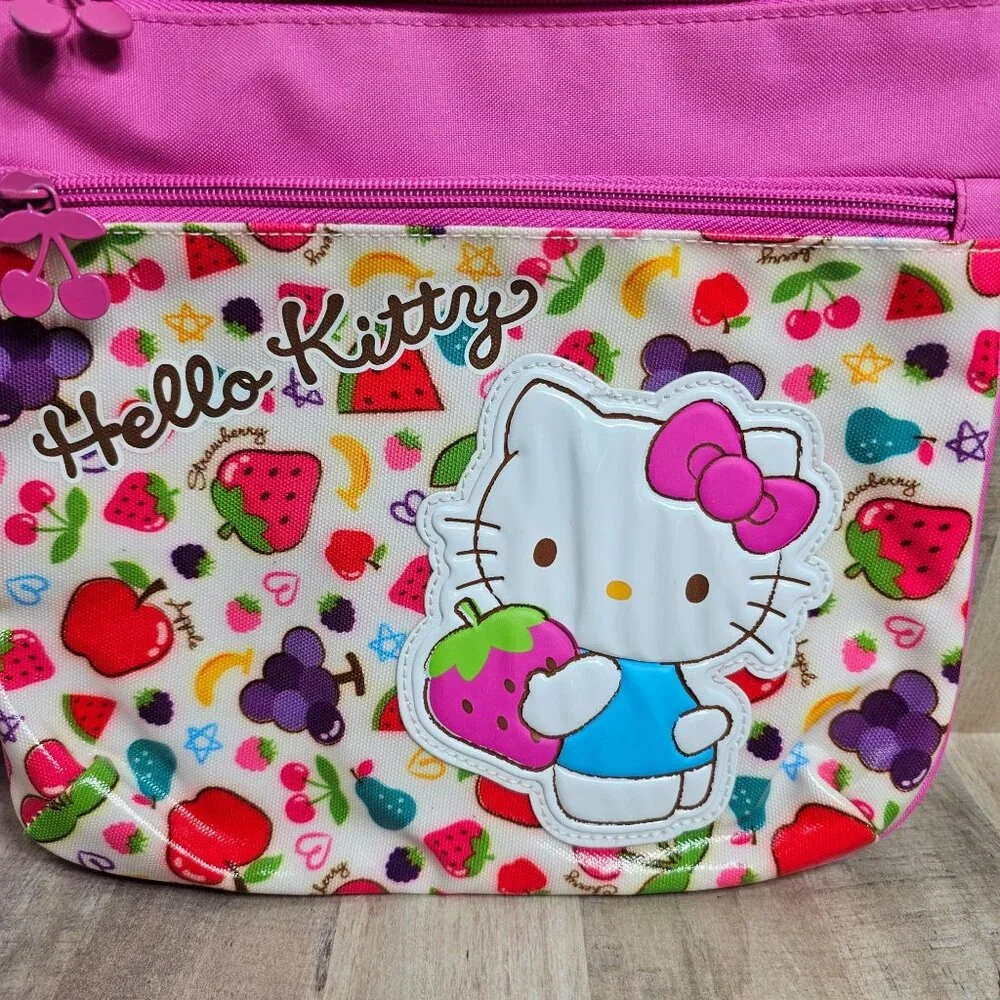 Hello Kitty‎ Purse Bag Adjustable Strap Strawberry Fruit